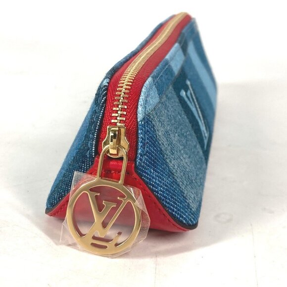 LOUIS VUITTON GI0444 MonogramDenim Trousse Elizabeth pencil case Unused - Picture 5 of 16